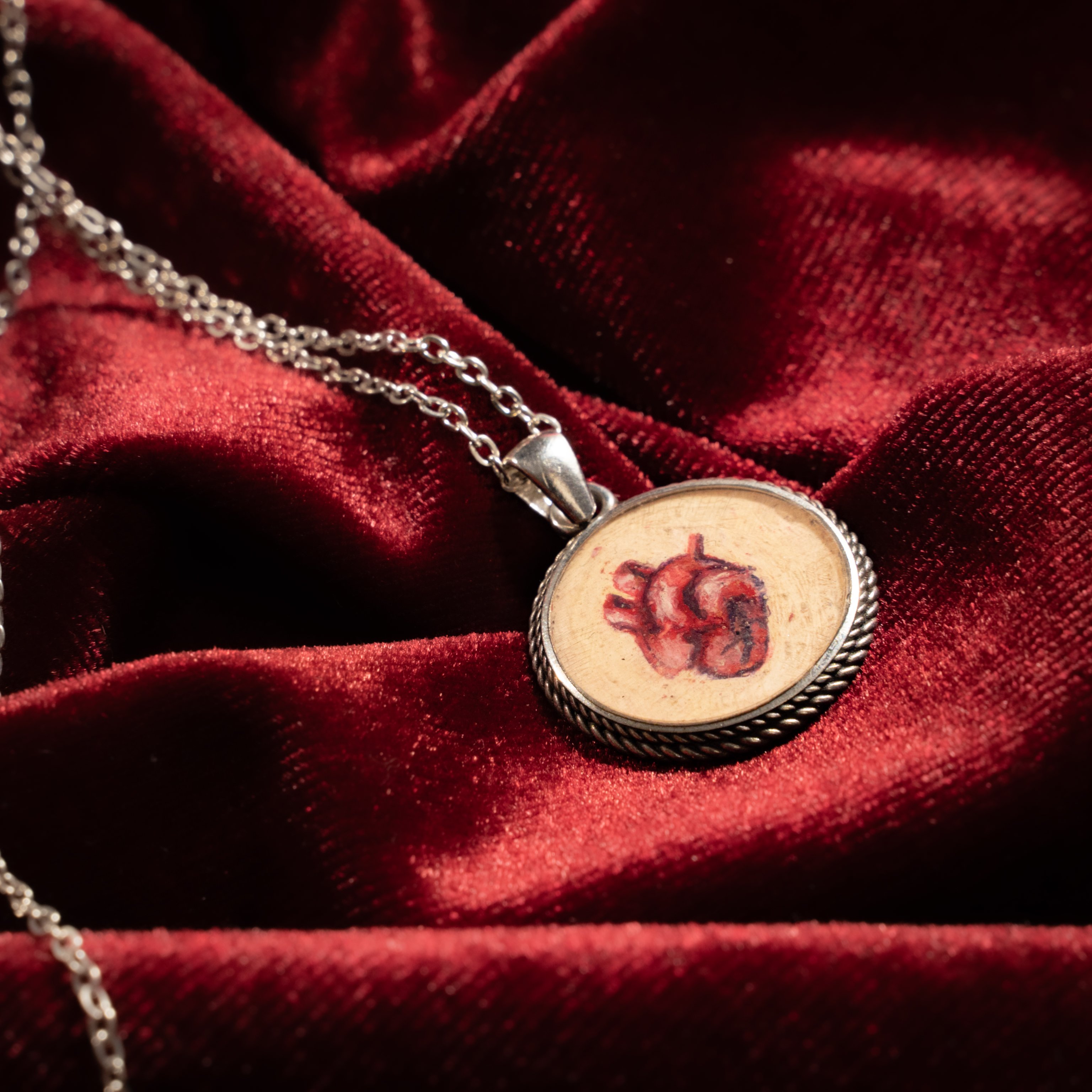 Anatomical Heart Necklace