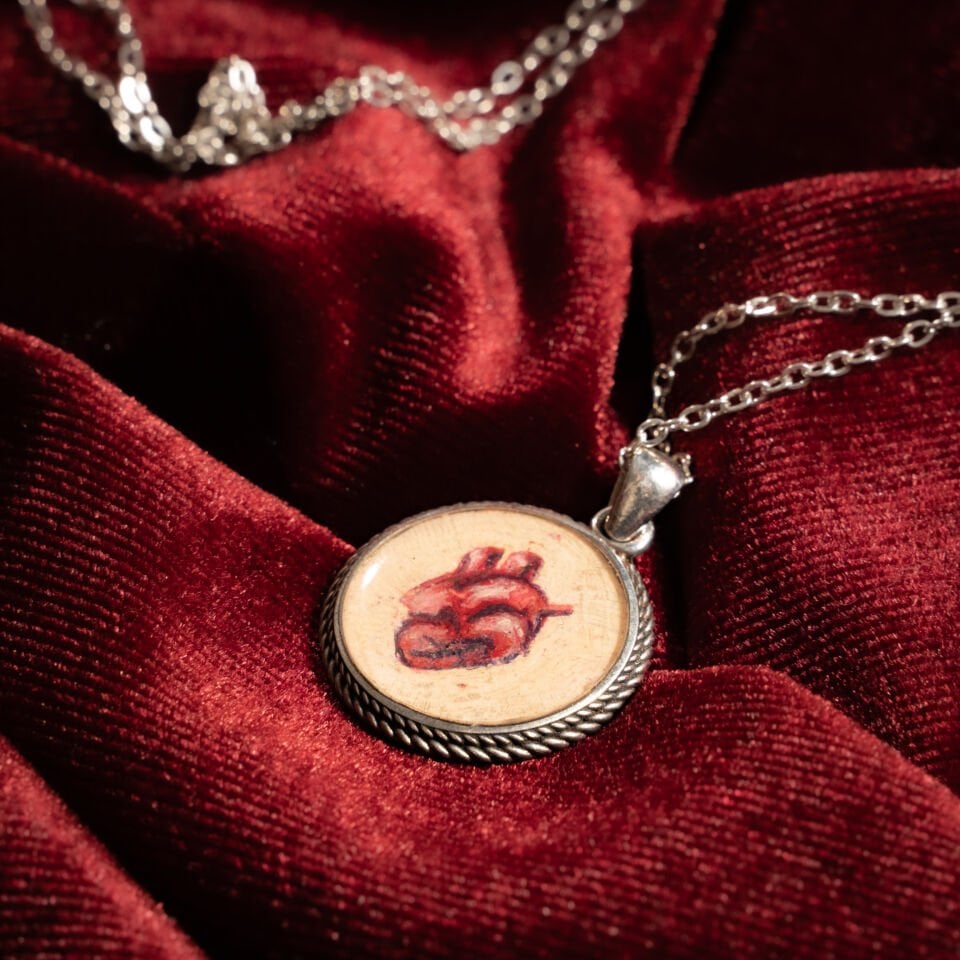 Anatomical Heart Necklace