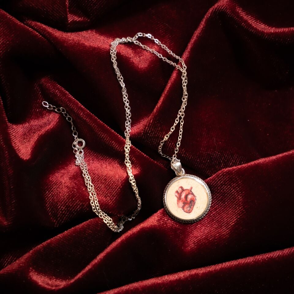 Anatomical Heart Necklace