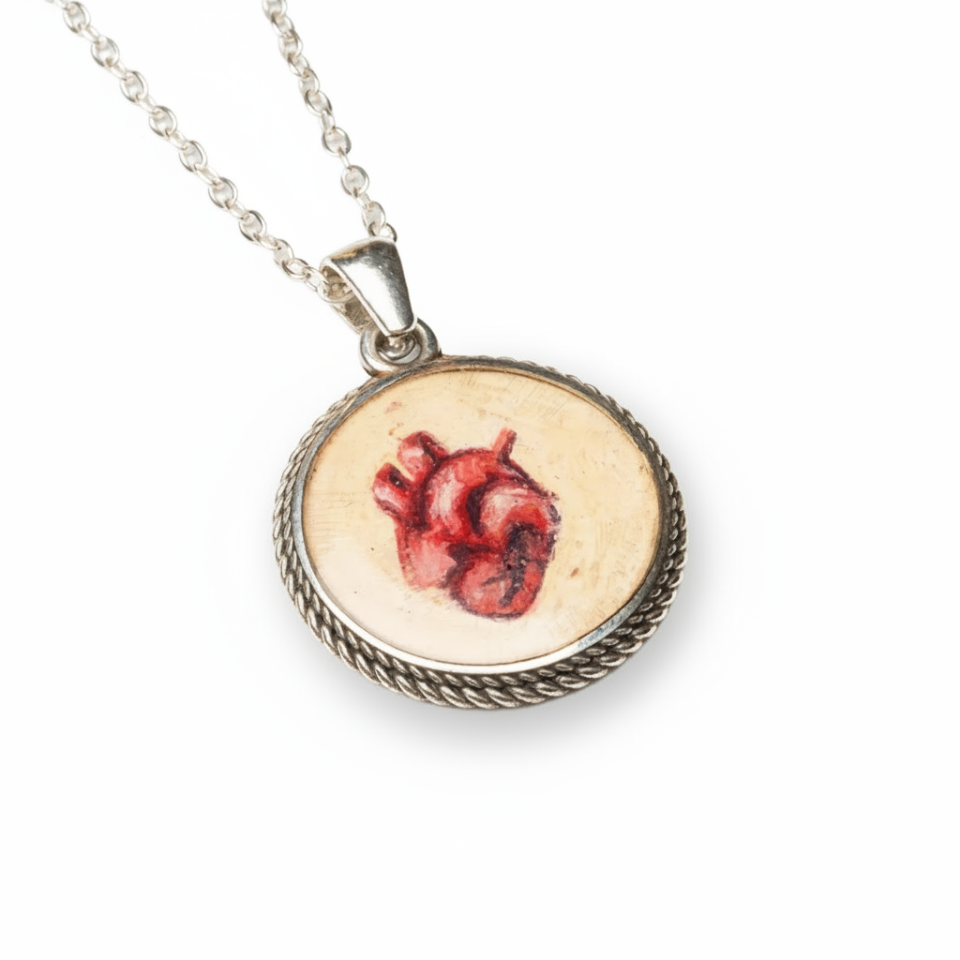 Anatomical Heart Necklace