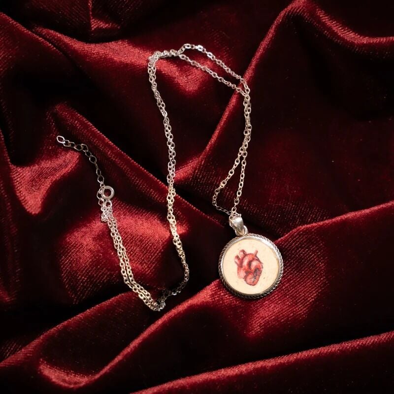 Anatomical Heart Necklace