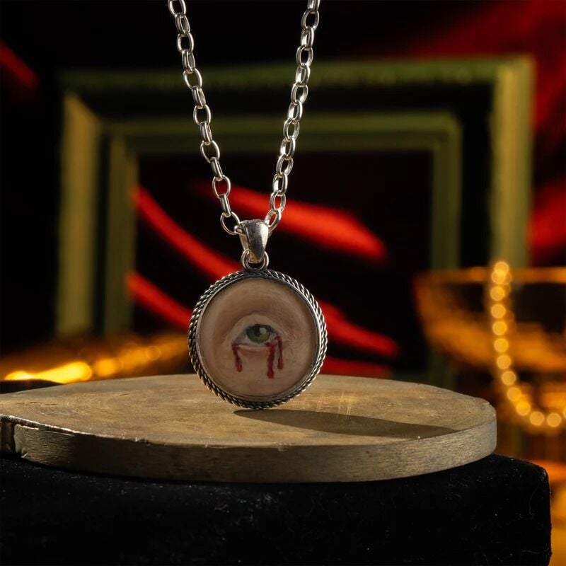 Crimson Tear Necklace