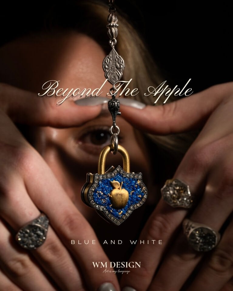 Blue & White Necklace