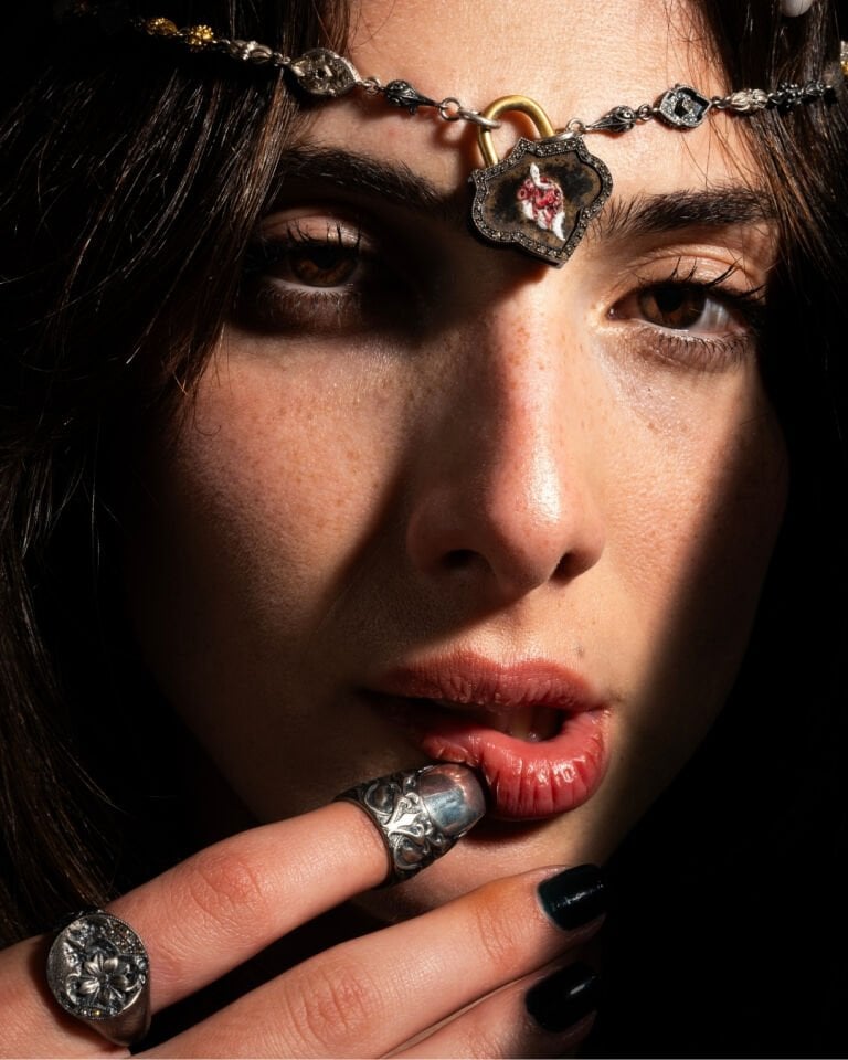 Blue & White Necklace