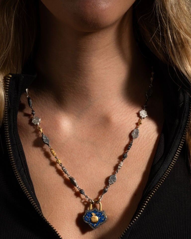 Blue & White Necklace