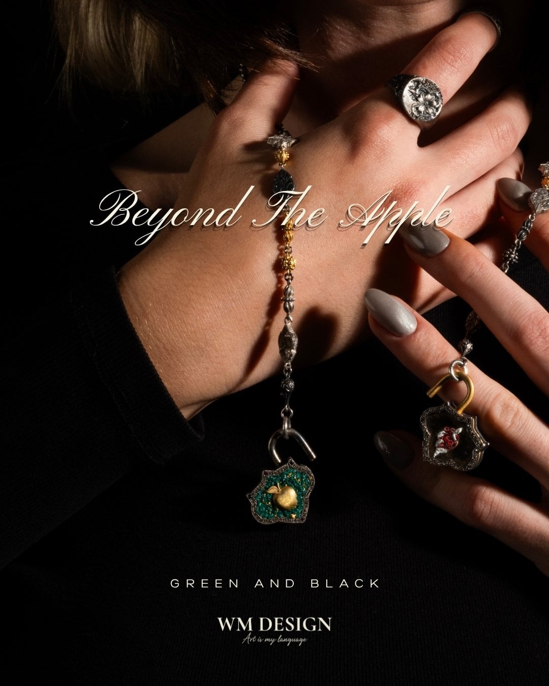 Green & Black Necklace