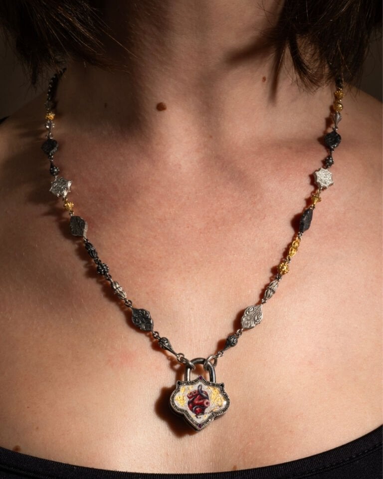 Green & Black Necklace